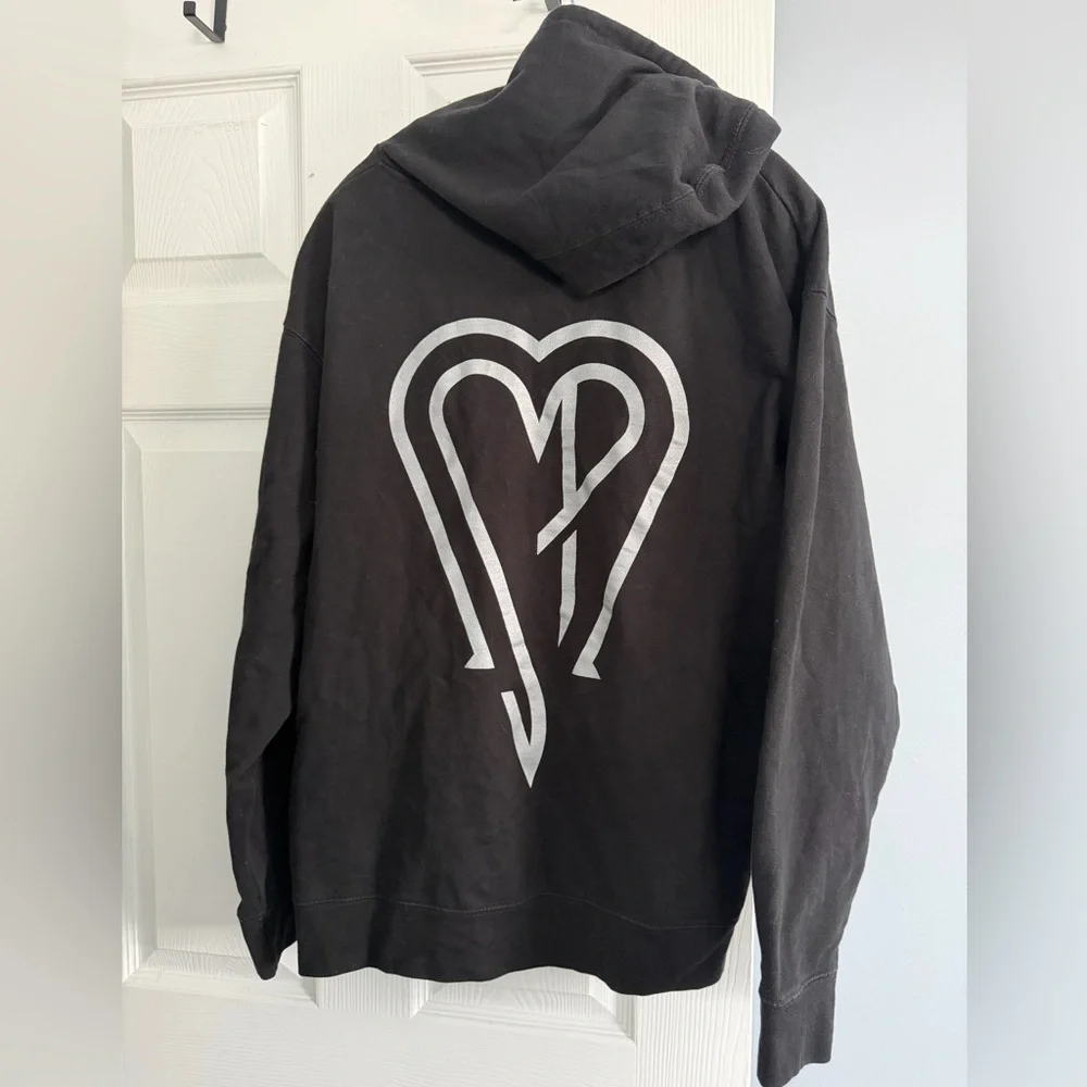 The Smashing Pumpkins ZERO Black Zip-Up Hoodie -large - Picture 4 of 6